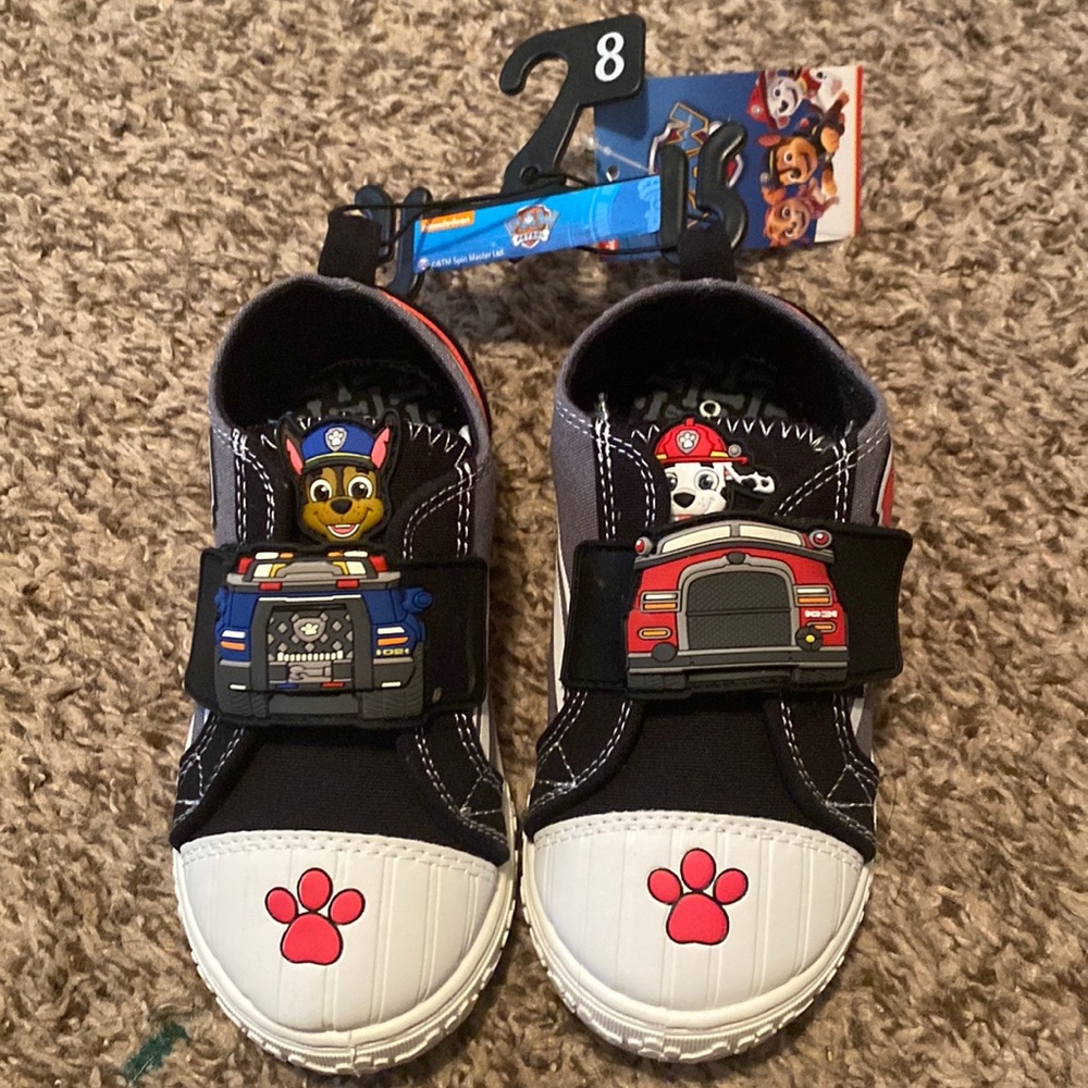 Brand new paw patrol size 8 sneakers